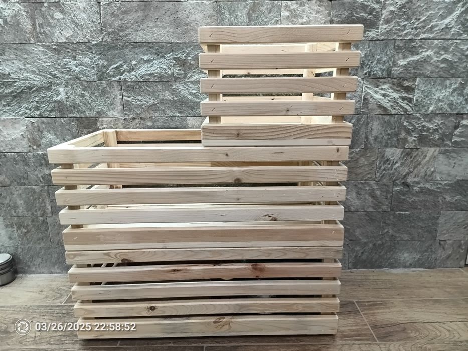 Касетки, щайги - буркани, консерви, плодове, зеленчуци, декорация