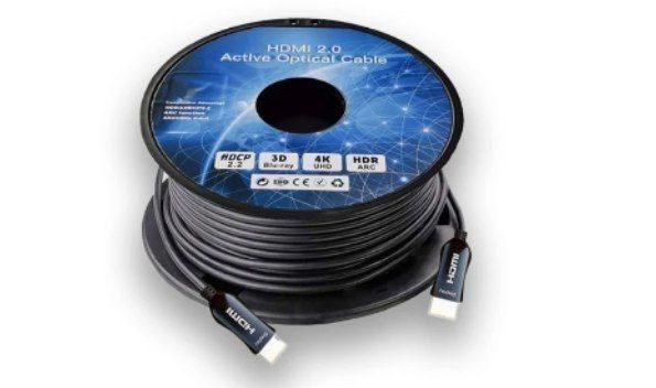 Кабель HDMI оптика 50м,60м,70м,80м,90м,100м,120м,200м 4K/8K оптом и в