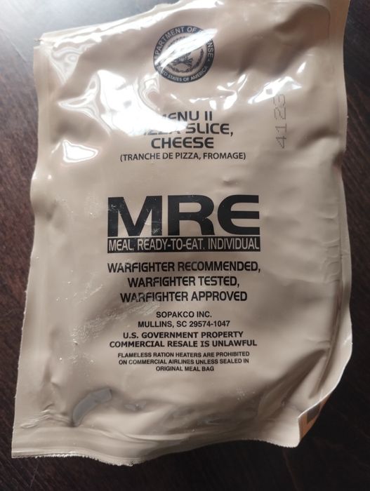 2024г.производство MRE-Американски пакети с храна,нова доставка