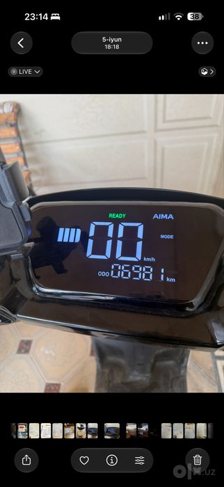 Skuter Aima a130 skuteri sotiladi butun ozbekistonda yoq bundan