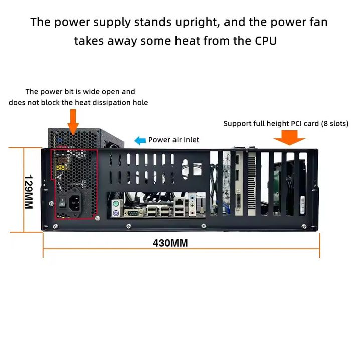Кутия за Тестване и Сглобяване на PC – Open Frame ATX EATX