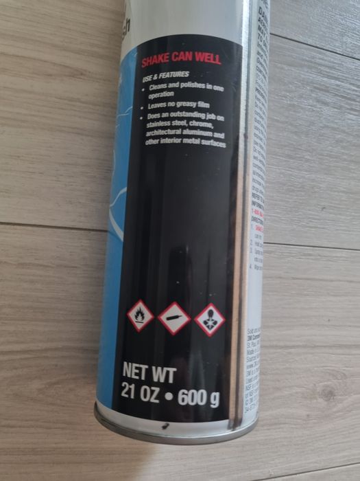 Spray curatare / polishare INOX 3M NOU