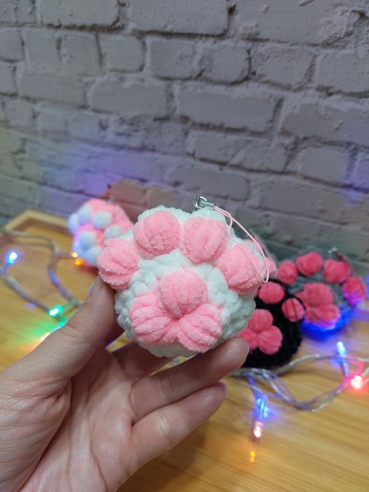 Плюшевые Лапки. Игрушка-брелок. Оптом.