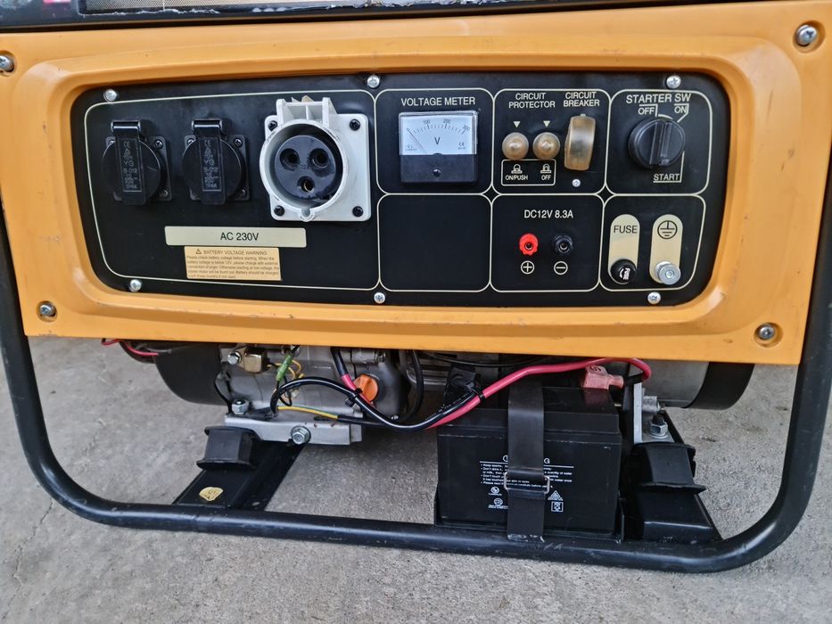 Generator  KIPOR curent electric KGE 6500 E automat