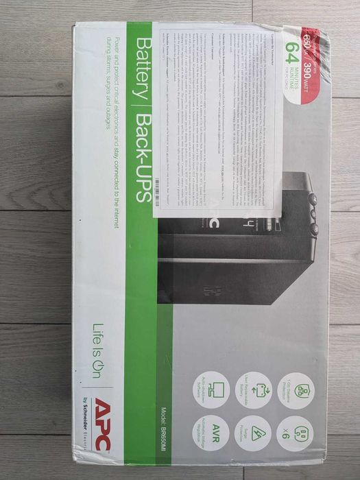 UPS APC BR650MI Pro Line-Interactive 650VA/390W 6 prize IEC C13