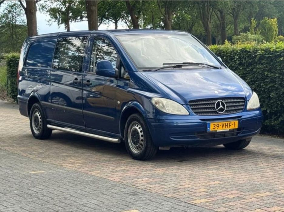 Vito 110 L3H1  XXL Lung 2.2cdi 100cp 258k ,  6 locuri + marfa Import , N1 , 3 Locuri , Aer Conditionat, 2x Chei