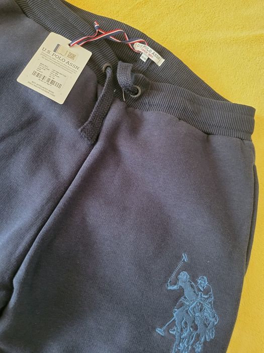 Pantaloni trening noi  u.s.polo assn. 12-13 ani(152-158cm)