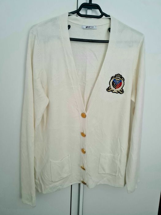 Cardigan Gina Tricot marime L cu nasturi aurii