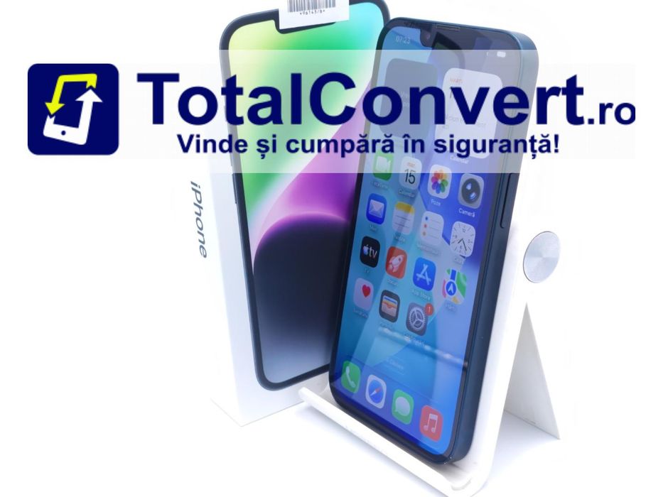 Apple iPhone 14 128GB Midnight 6GB Single, Garantie 24 luni | #R96143