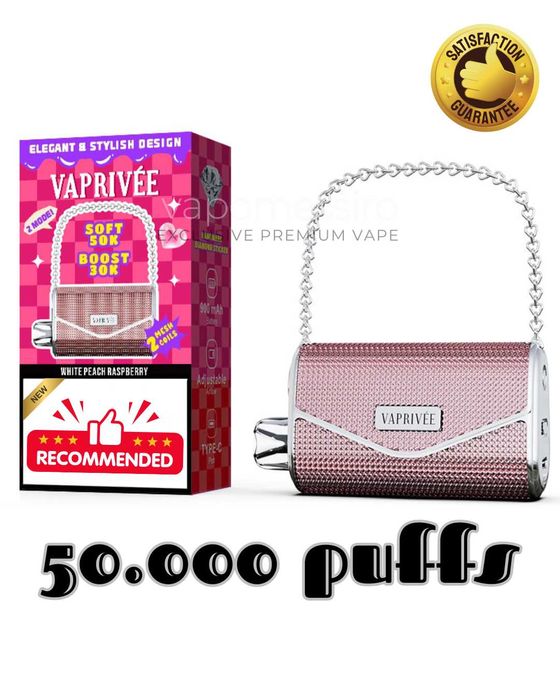 Promo !Vape Geanta Plic Dame !50.000 puffuri