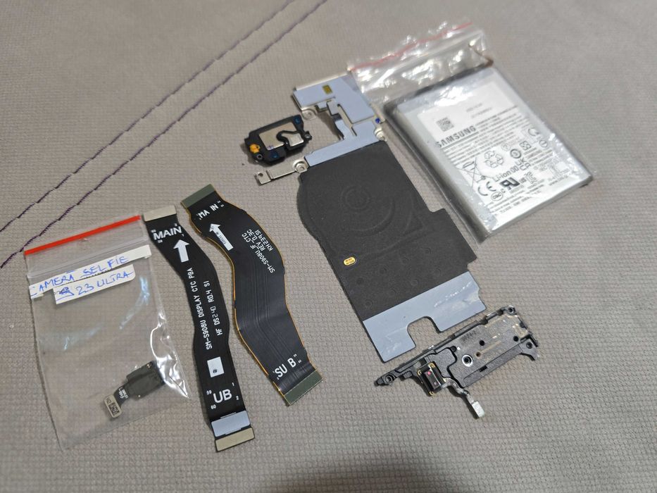 Piese Samsung S22 ultra, baterie, banda display, senzor, flex nfc