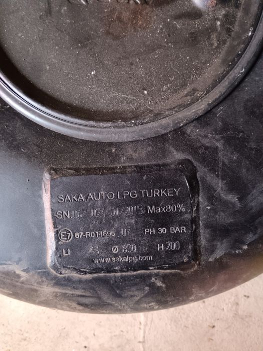 Butelie de gaz omologata