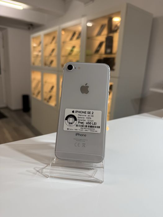  iPhone SE 2 - 64 gb ! 100% ! Garantie 12 luni + cadou