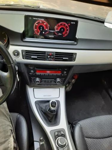 Navigatie Bmw Seria 3 E90 decupat bord,E87,E88 Seria 1 android 12,Slot