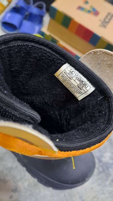 Детские Ботинки Geox 25. Резиновые утепленные