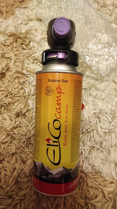 Преносима газова горелка със пезо кристал и сменяеми балони!