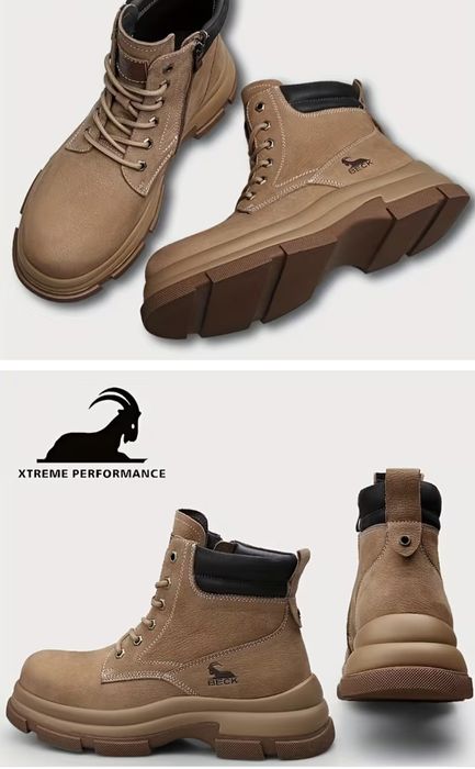 Ботинки мужские кожаные