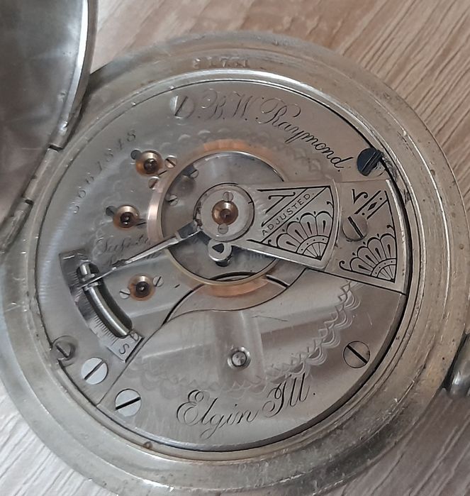 Ceas de buzunar Elgin B.W.Raymond  pentru caile ferate RR Grade