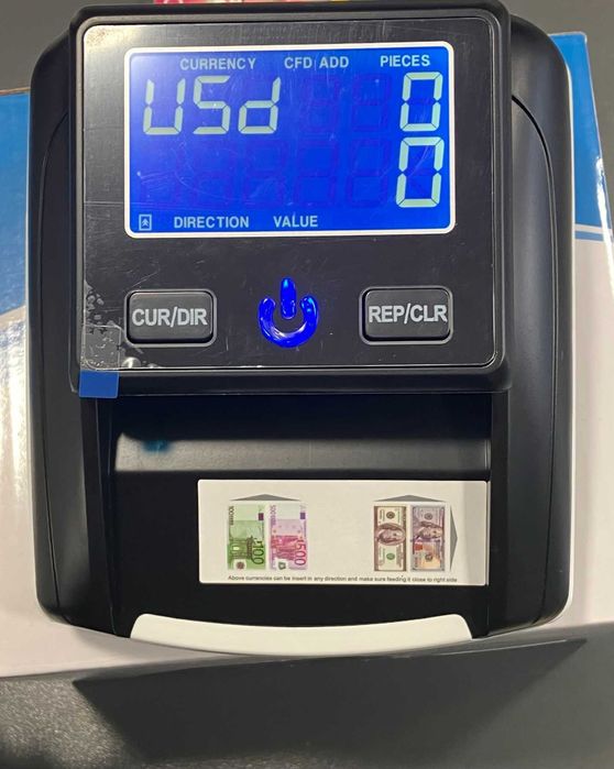 НАЛИЧНИ!!! Детектор за фалшиви банкноти STS AL-130 с ЕЦБ сертификация