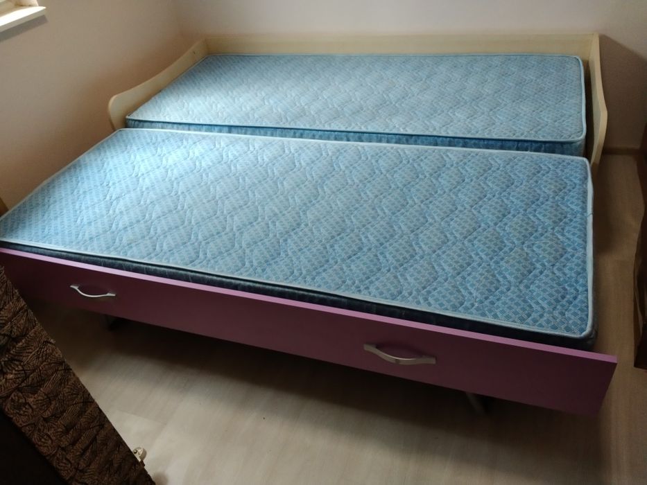 Pat 80/190 sau dublu 160/190 Canapea divan extensibil