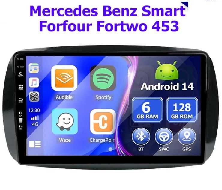 Мултимедия за Mercedes Benz Smart Forfour Fortwo Навигация Android GPS