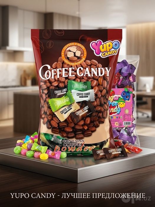Китайские (Вьетнамские) Yupo Candy — кофейные и фруктовые конфеты | 80