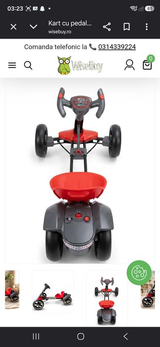 Se vinde kart electric
