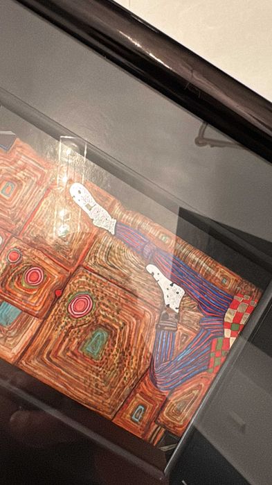 Set 3 printuri oficiale Friedensreich Hundertwasser – anii 1980, ediție de colecție, proveniență Dorotheum