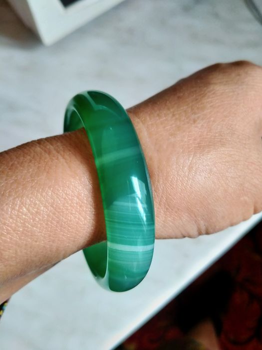 таза тас білезік (янтар)