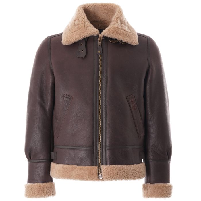 Schott NYC B-3 Bomber Jacket ОРИГИНАЛНО мъжко яке/естествена кожа - L