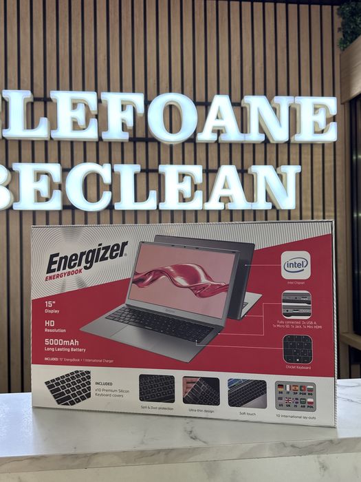 Laptop Energizer Energybook / 256GB / 8GB RAM / Sigilat