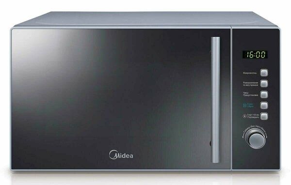 Микроволновая печь без гриля MIDEA AM820CMF с функцией разморозки, 800