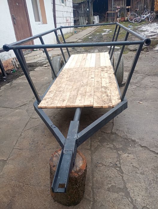 Remorca mono acxa lungime 3 metri roti pe 16 ceruri