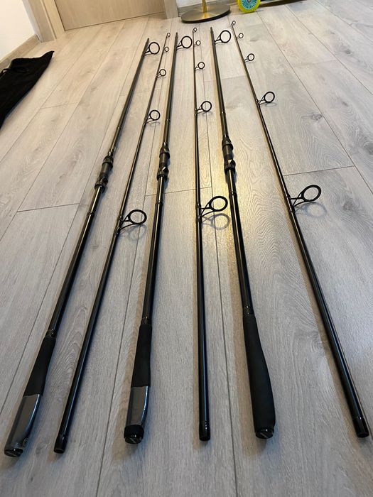 Vând 3 lansete Okuma Custom Black 3,90 m 3,5 lbs (2 tronsoane)