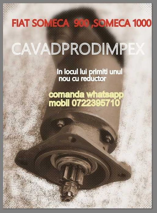 Electromotor nou cu reductor Fiat 750,635 650 655,615 ,850 Om Special