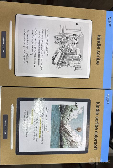 Amazon Kindle Scribe электронная книга с возможностью писать стилусом.