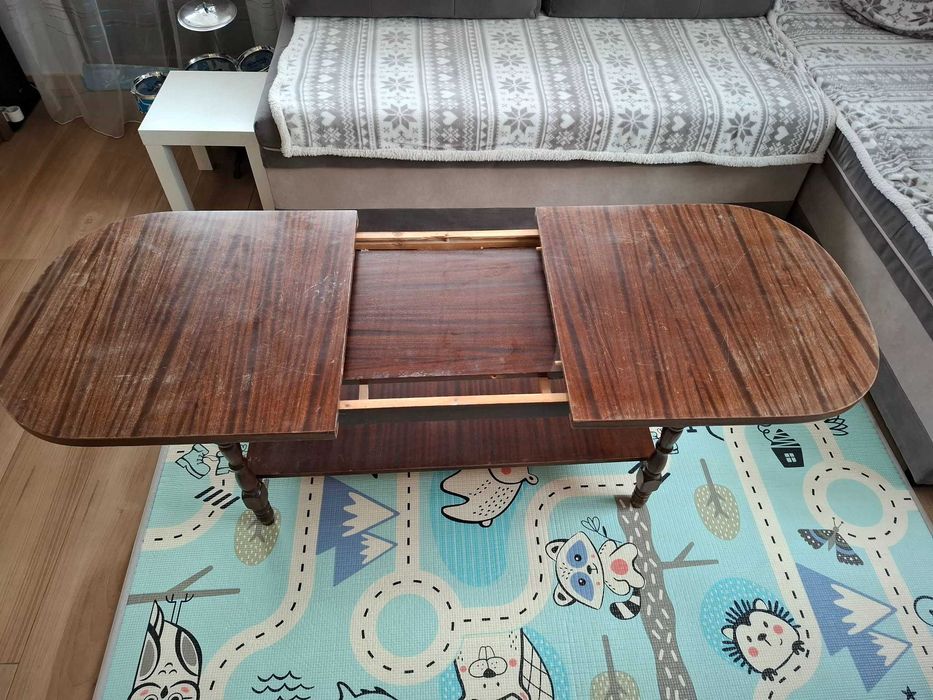 Холна маса масив 60/120+35