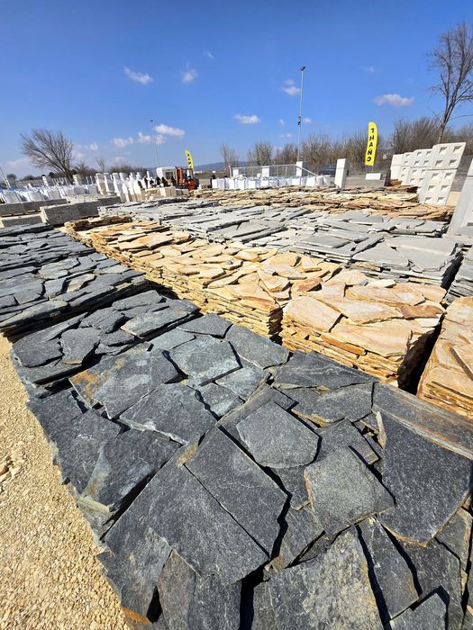 Гнайс облицовъчен камък подова настилка декоративен озеленяване тикли