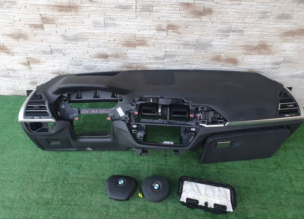 plansa bord completa cu airbaguri bmw x3 g01 x4 g02 cu head up display