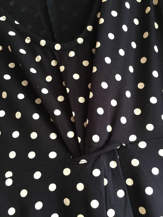 Страхотна лятна рокля за бременни на бели точки H & M