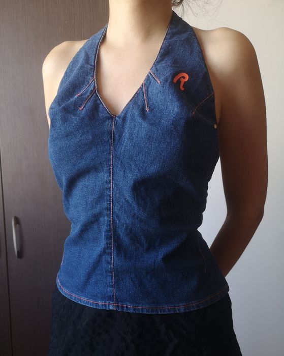 Нов дамски дънков топ Replay