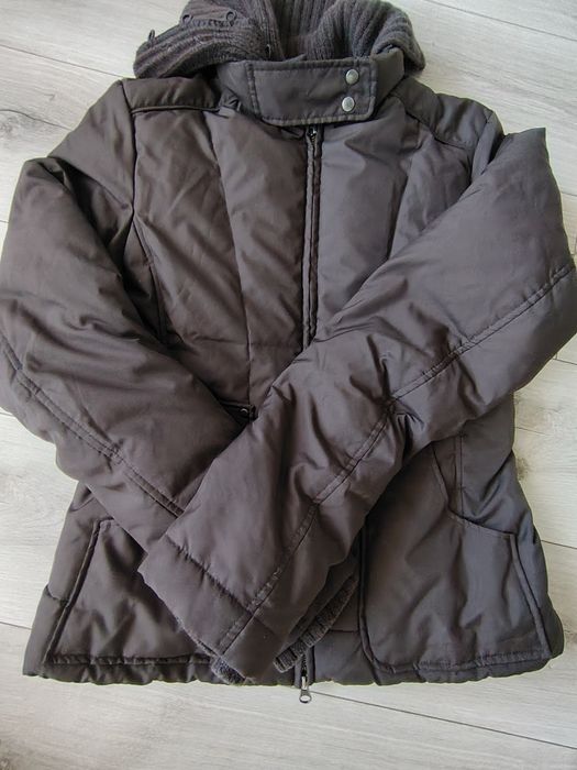 Дамско кафяво яке Sisley и панталони размер S/М