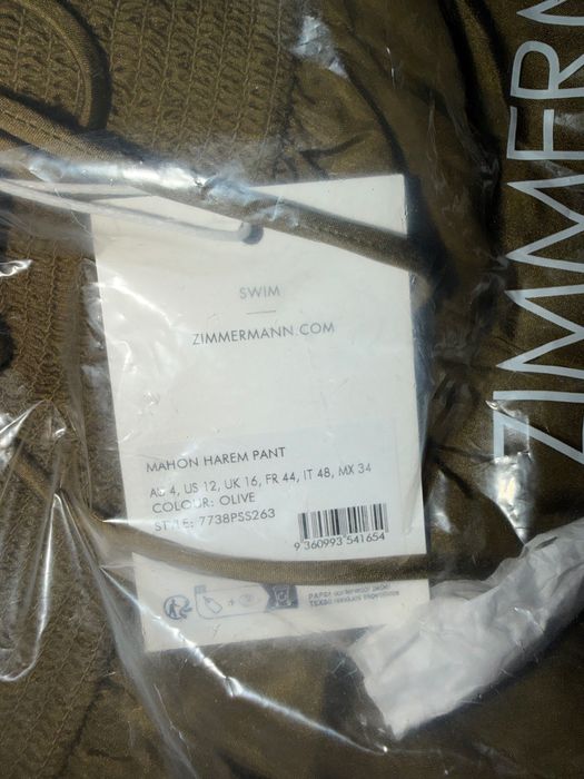 ZIMMERMANN Mahon drawstring-waist gathered-cuff trousers
