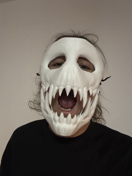 Mască printată 3D cu maxilar articulat – Halloween / Colecție