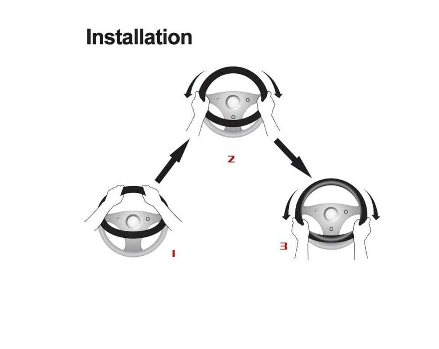 Калъф за волан скосен d-shape -универсален за автомобил