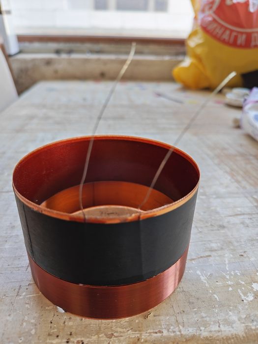 Бобина, шпула за висикоговорител ф100мм