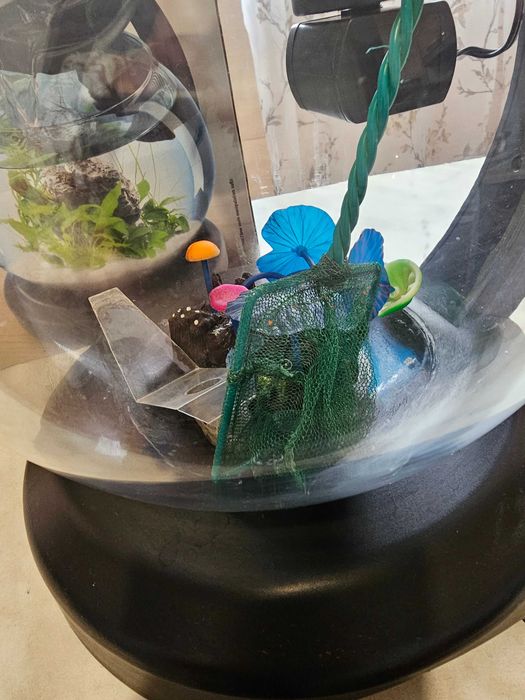 Аквариум с фильтром, б/у