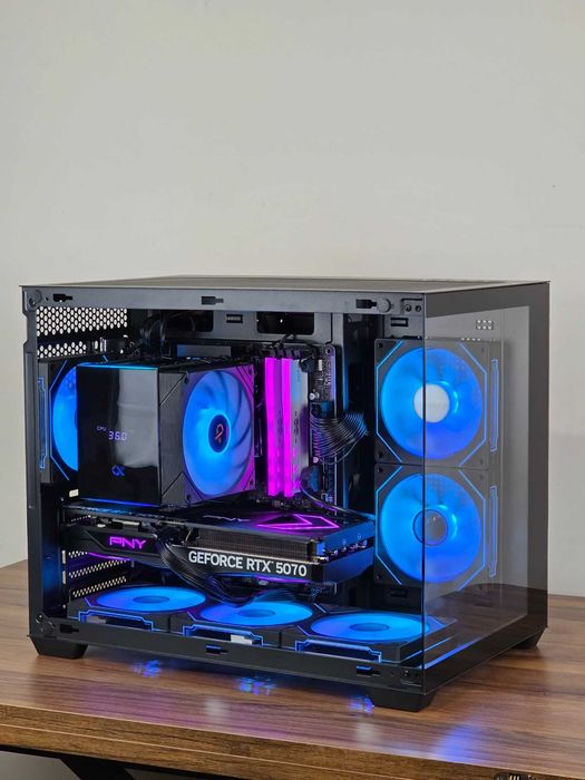 Геймърски компютър - Нов ( Ryzen 7 7700 | RТX 5070 | DDR5 RAM | SSD NVMe )