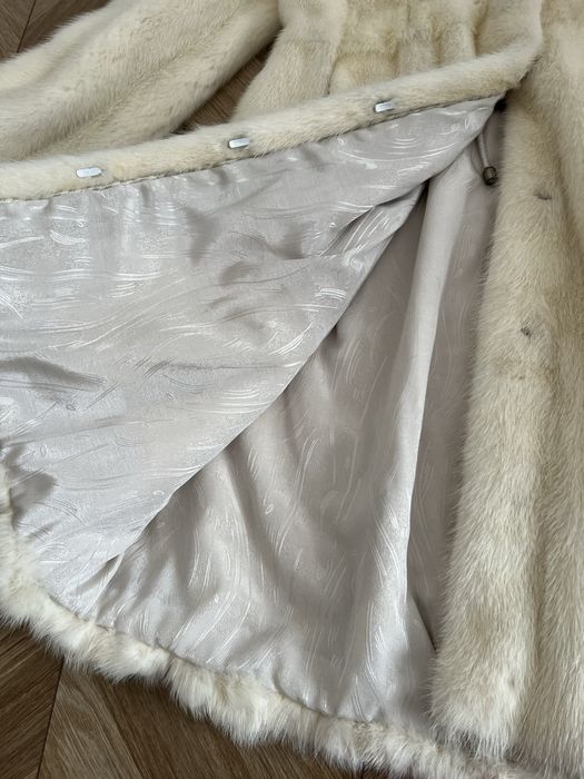 Норковая шуба цельная