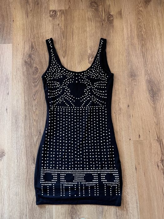 Черна диско рокля